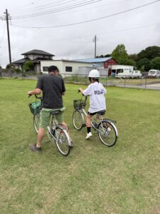 自転車の練習🚲